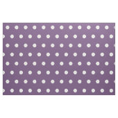 White Polka Dots on Plum Stof (Yard (91,4 cm))