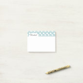 White Polka Dots Post-it® Notes (Op bureau)