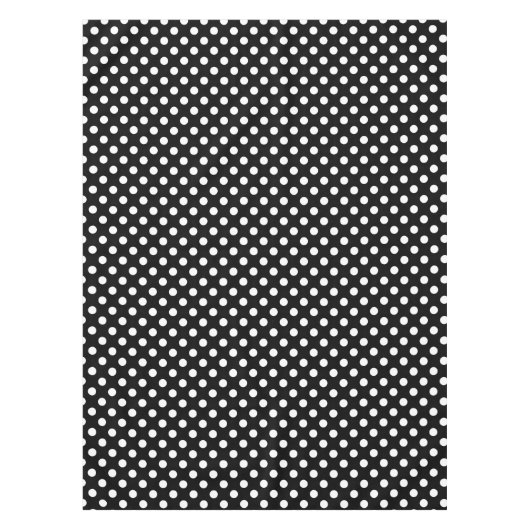 White Polka Dots Tablecloth Tafelkleed (Voorkant)
