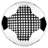 White Polka Dots Voetbal (Gedraaid)