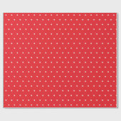 White Polka stits patroon Cadeaupapier (Vlak)