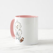 White Pomeranian Mok (Voorkant links)