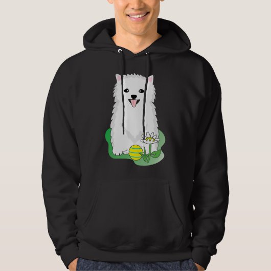 White Pommeren 28 Hoodie (Voorkant)