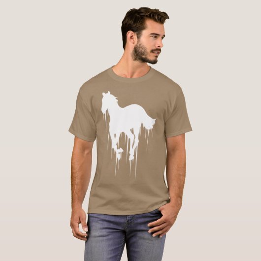 White Pony Drip family T-shirt (Voorkant volledig)