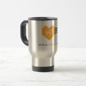 White Pony Express Insulated Coffee Mok (Voorkant links)