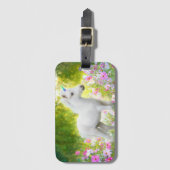 White Pony Unicorn Bagagelabel (Voorkant (verticaal))