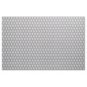 White Poodle Dog Art Fabric Stof (Yard (91,4 cm))