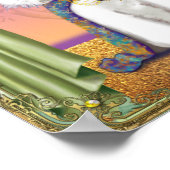 White Poodle Far East Princess Poster Print (Hoek)