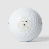 White Poodle Golfballen (Voorkant)