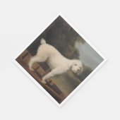 White Poodle in a Punt (door George Stubbs) Servet (Hoek)