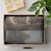 White Poodle in a Punt (door George Stubbs) Tissuepapier (Geschenk)