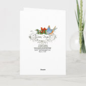 White Poodle op Red Scooter Merry Kerstkaarten Feestdagen Kaart (Achterkant)