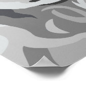 White Poodle Poster (Hoek)