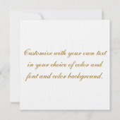 White Poodle Princess-uitnodigingskaarten Kaart (Achterkant)