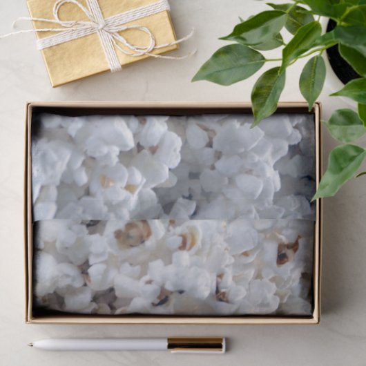 White Popcorn patroon Tissuepapier (Geschenk)