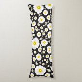 White Poppies Body Pillow Lichaamskussen (Voorkant Verticaal)