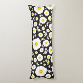 White Poppies Body Pillow Lichaamskussen (Achterkant (Verticaal))