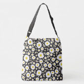 White Poppies Crossbody Bag (2 maten) Crossbody Tas (Achterkant)