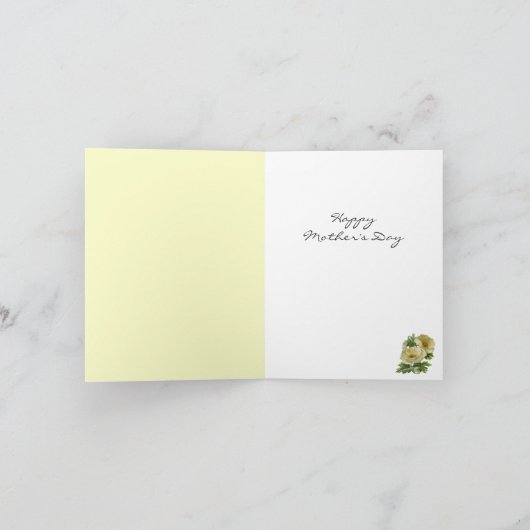 White Poppies Custom Moederdag Kaarten (Binnen)