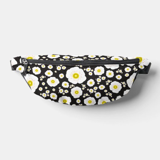 White Poppies Fanny Pack Heuptasje (Liggend)