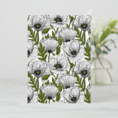 White poppies on white (Staand voorkant)