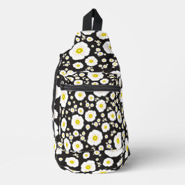 White Poppies Sling Bag