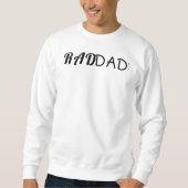 White Premium RAD DAD Funky Modern GIFT Trui (Voorkant)