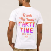 White Premium | Tijd van de Partij | Feestfeest T-shirt (Achterkant)