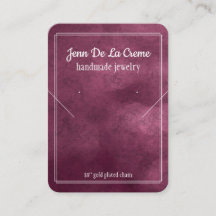 White Print Paarse juwelenstones Jewelier Display