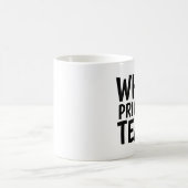 WHITE PRIVILEGE TEARS Coffee Mugs Koffiemok (Center)