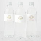White Professional Branded Bedrijf Zakelijke Logo Waterfles Etiket (Flessen)