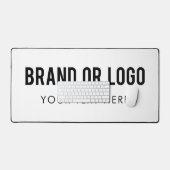 White Professional Company Business Logo en tekst Bureaumat (Keyboard & Muis)