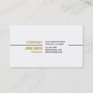 White Professional Plain Elegant Real Estate Visitekaartje