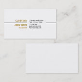 White Professional Plain Elegant Real Estate Visitekaartje (Voorkant / Achterkant)