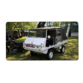 White Puch Haflinger Etiket (Voorkant)