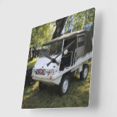 White Puch Haflinger Vierkante Klok (Hoek)