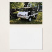 White Puch Haflinger Visitekaartje (Voorkant /achterkant)