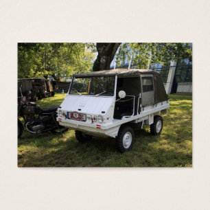 White Puch Haflinger Visitekaartje