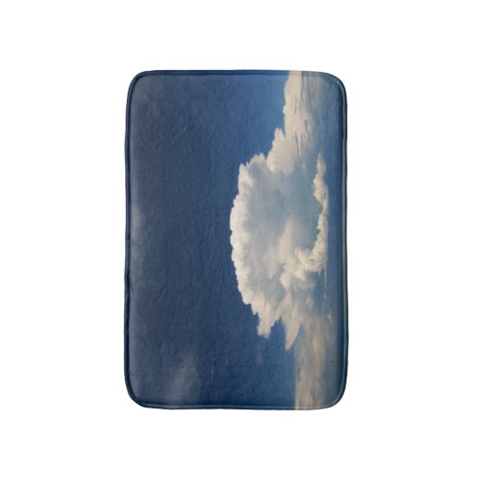 White Puffy Cloud Badmat (Voorkant Verticaal)