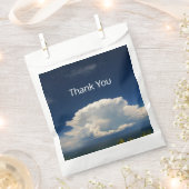 White Puffy Cloud Bedankzakje (Geknipt)