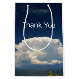 White Puffy Cloud Medium Cadeauzakje