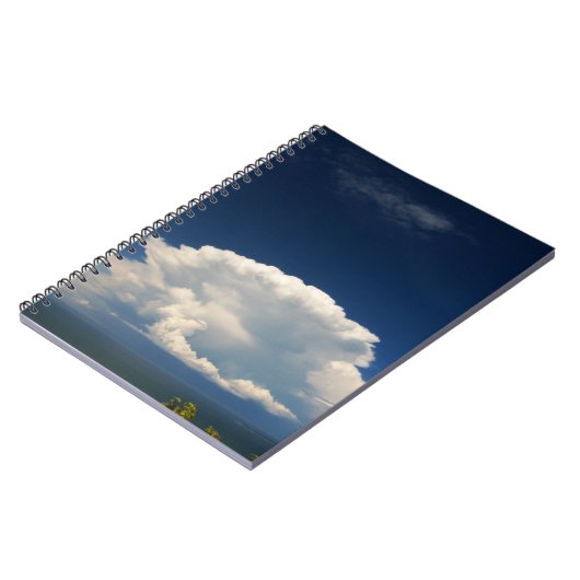 White Puffy Cloud Notitieboek (Linkerzijde)