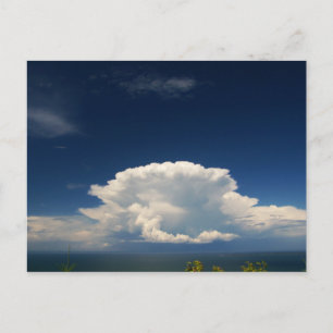 White Puffy Cloud Photo Briefkaart