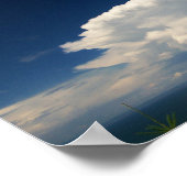 White Puffy Cloud Photo Poster (Hoek)