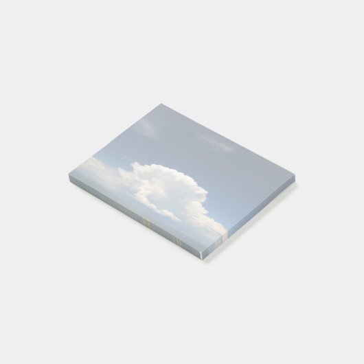 White Puffy Cloud Post-it® Notes (Schuin)