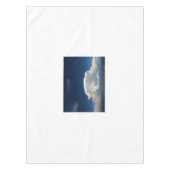 White Puffy Cloud Tafelkleed (Voorkant)