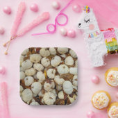 White Pumkin Paper Plate Papieren Bordje (Feest)