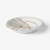 White Pumpkin Gender Neutral Baby shower Papieren Kommen (Gebogen)