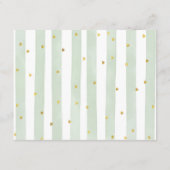 White Pumpkin Greenery Floral Advice Kaart (Achterkant)