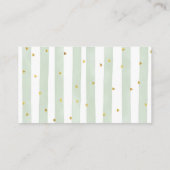 White Pumpkin Greenery Floral Hoeveel Snoepjes Informatiekaartje (Achterkant)